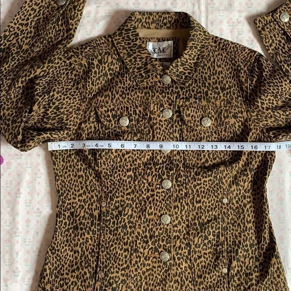 LAL Live a Little Animal Print Jacket Size S - Picture 11 of 16